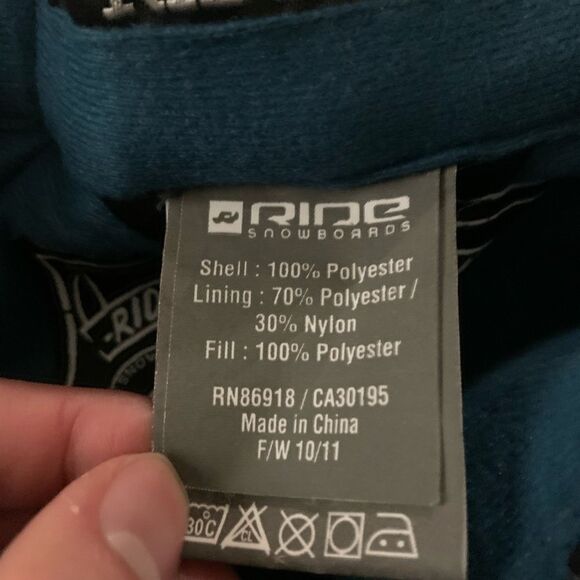 Ride Snowboards MFG Mens Gray Polyester Pants‎ Size Small - Picture 7 of 9